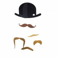Mobile Mister Moustache Gold